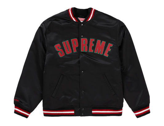 Supreme Mitchell & Ness Satin Varsity Jacket